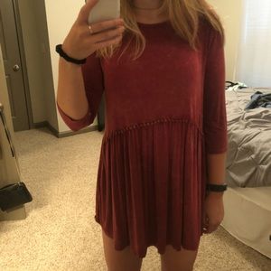 Boutique burgundy top size M